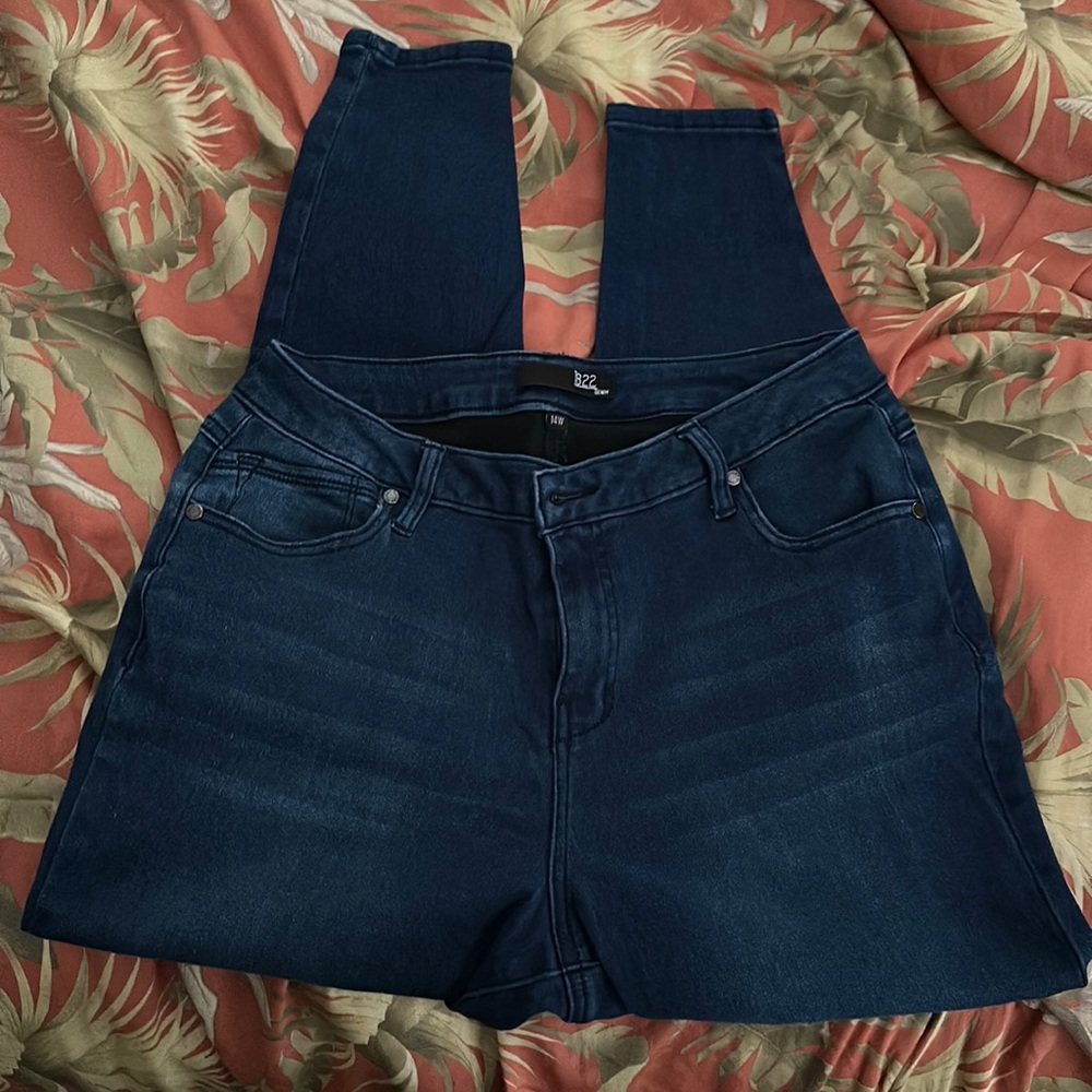 1822 Denim Skinny Jeans sz 14W